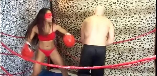 UIWP Entertainment Carmin Alexa vs Man in Belly Punching boxing match